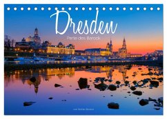 Dresden - Perle des Barock (Tischkalender 2025 DIN A5 quer), CALVENDO Monatskalender
