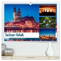 Sachsen-Anhalt - Meine vielfältige Heimat (hochwertiger Premium Wandkalender 2025 DIN A2 quer), Kunstdruck in Hochglanz