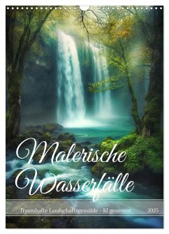 Malerische Wasserfälle (Wandkalender 2025 DIN A3 hoch), CALVENDO Monatskalender - Calvendo;Illgen, Cathrin