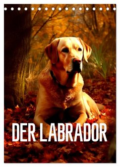 Der Labrador (Tischkalender 2025 DIN A5 hoch), CALVENDO Monatskalender