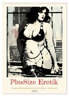 PlusSize Erotik (Wandkalender 2025 DIN A3 hoch), CALVENDO Monatskalender