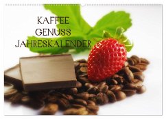 Kaffee Genuss Jahreskalender (Wandkalender 2025 DIN A2 quer), CALVENDO Monatskalender - Calvendo;Riedel, Tanja