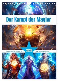 Der Kampf der Magier (Wandkalender 2025 DIN A4 hoch), CALVENDO Monatskalender