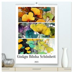 Ginkgo Biloba Schönheit (hochwertiger Premium Wandkalender 2025 DIN A2 hoch), Kunstdruck in Hochglanz