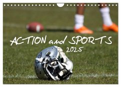 Action and Sports (Wandkalender 2025 DIN A4 quer), CALVENDO Monatskalender
