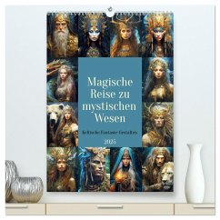 Magische Reise zu mystischen Wesen. Keltische Fantasie-Gestalten (hochwertiger Premium Wandkalender 2025 DIN A2 hoch), Kunstdruck in Hochglanz - Calvendo;Hurley, Rose