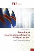Évolution et réglementation des partis politiques en RDC