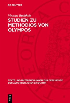 Cover Studien zu Methodios von Olympos (eBook, PDF)