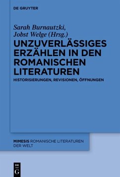 Cover Unzuverlässiges Erzählen in den romanischen Literaturen (eBook, ePUB)