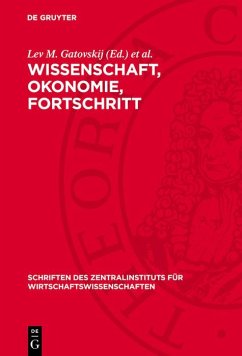 Cover Wissenschaft, Okonomie, Fortschritt (eBook, PDF)