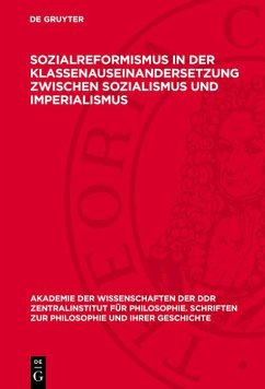 Cover Sozialreformismus in der Klassenauseinandersetzung zwischen Sozialismus und Imperialismus (eBook, PDF)