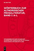 Wörterbuch zur altnordischen Prosaliteratur, Band 1: A-L (eBook, PDF) Wörterbuch zur altnordischen Prosaliteratur, Band 1: A-L (eBook, PDF)