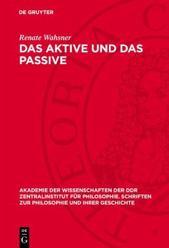Cover Das Aktive und das Passive (eBook, PDF)