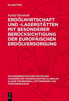 Cover Erdölwirtschaft und -lagerstätten mit besonderer Berücksichtigung der europäischen Erdölversorgung (eBook, PDF)