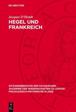 Hegel und Frankreich (eBook, PDF) - D'Hondt, Jacques