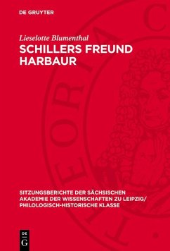 Schillers Freund Harbaur (eBook, PDF) - Blumenthal, Lieselotte