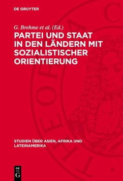 Cover Partei und Staat in den Ländern mit sozialistischer Orientierung (eBook, PDF)