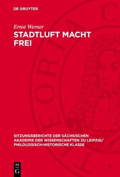 Stadtluft macht Frei (eBook, PDF) - Werner, Ernst