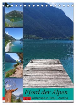 Fjord der Alpen. Achensee in Tirol - Austria (Tischkalender 2025 DIN A5 hoch), CALVENDO Monatskalender