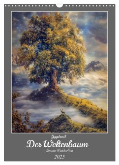 Yggdrasil - Der Baum des Lebens (Wandkalender 2025 DIN A3 hoch), CALVENDO Monatskalender