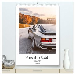 Porsche 944 - Fine Art (hochwertiger Premium Wandkalender 2025 DIN A2 hoch), Kunstdruck in Hochglanz