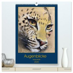 Augenblicke - Tierporträts (hochwertiger Premium Wandkalender 2025 DIN A2 hoch), Kunstdruck in Hochglanz - Calvendo;Tiukkel, Sveta