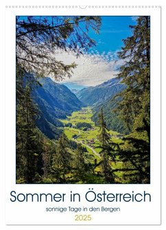 Sommer in Österreich - sonnige Tage in den Bergen (Wandkalender 2025 DIN A2 hoch), CALVENDO Monatskalender