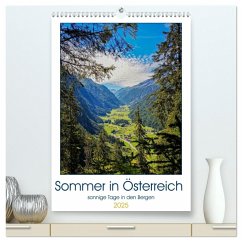Sommer in Österreich - sonnige Tage in den Bergen (hochwertiger Premium Wandkalender 2025 DIN A2 hoch), Kunstdruck in Hochglanz