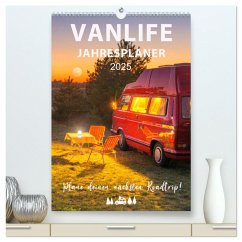 Vanlife Jahresplaner (hochwertiger Premium Wandkalender 2025 DIN A2 hoch), Kunstdruck in Hochglanz - Calvendo;Weigt, Mario