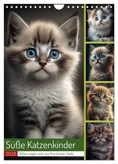 Süße Katzenkinder (Wandkalender 2025 DIN A4 hoch), CALVENDO Monatskalender