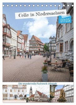 Celle in Niedersachsen (Tischkalender 2025 DIN A5 hoch), CALVENDO Monatskalender