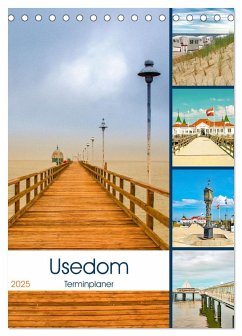 Usedom - Terminplaner (Tischkalender 2025 DIN A5 hoch), CALVENDO Monatskalender