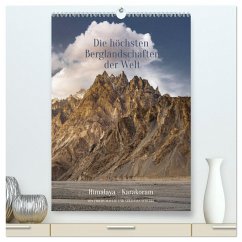 Die höchsten Gebirgslandschaften der Welt Himalaya-Karakoram (hochwertiger Premium Wandkalender 2025 DIN A2 hoch), Kunstdruck in Hochglanz