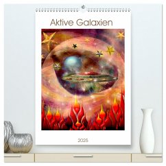 Aktive Galaxien (hochwertiger Premium Wandkalender 2025 DIN A2 hoch), Kunstdruck in Hochglanz - Calvendo;Laake Photos & Art, Vera