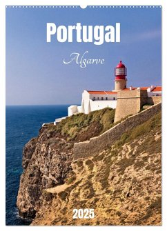 Portugal. Algarve (Wandkalender 2025 DIN A2 hoch), CALVENDO Monatskalender