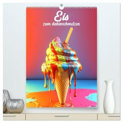 Eis zum dahinschmelzen (hochwertiger Premium Wandkalender 2025 DIN A2 hoch), Kunstdruck in Hochglanz - Calvendo;Brunner-Klaus, Liselotte