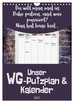 Gothic WG-Putzplan & Kalender 2025 (Wandkalender 2025 DIN A4 hoch), CALVENDO Monatskalender - Calvendo;MD-Publishing