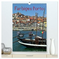 Farbiges Porto (hochwertiger Premium Wandkalender 2025 DIN A2 hoch), Kunstdruck in Hochglanz