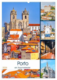 Porto - ein Traumreiseziel (Wandkalender 2025 DIN A2 hoch), CALVENDO Monatskalender