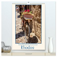 Ein Streifzug durch die Gassen der Insel Rhodos (hochwertiger Premium Wandkalender 2025 DIN A2 hoch), Kunstdruck in Hochglanz - Calvendo;Gießmann-Keller, Nicole