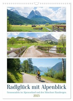 Radlglück mit Alpenblick 2025 (Wandkalender 2025 DIN A3 hoch), CALVENDO Monatskalender - Calvendo;SusaZoom