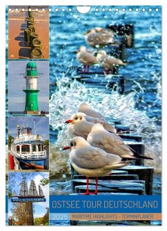 Ostsee Tour Deutschland - maritime Highlights (Wandkalender 2025 DIN A4 hoch), CALVENDO Monatskalender - Calvendo;Felix, Holger