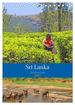 Sri Lanka - Terminplaner (Tischkalender 2025 DIN A5 hoch), CALVENDO Monatskalender