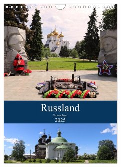 Russland - Terminplaner (Wandkalender 2025 DIN A4 hoch), CALVENDO Monatskalender