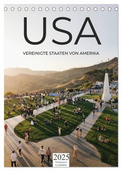 USA - Vereinigte Staaten von Amerika (Tischkalender 2025 DIN A5 hoch), CALVENDO Monatskalender