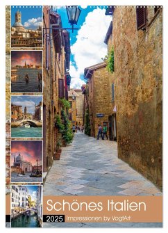 Schönes Italien. Impressionen by VogtArt (Wandkalender 2025 DIN A2 hoch), CALVENDO Monatskalender