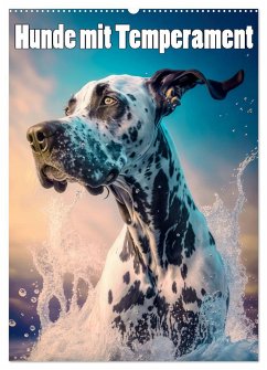 Hunde mit Temperament (Wandkalender 2025 DIN A2 hoch), CALVENDO Monatskalender