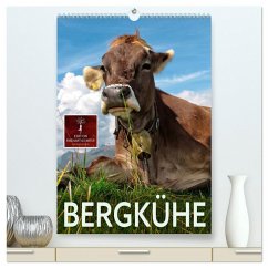 Bergkühe (hochwertiger Premium Wandkalender 2025 DIN A2 hoch), Kunstdruck in Hochglanz - Calvendo;Roder, Peter