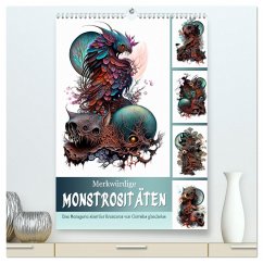 Merkwürdige Monstrositäten (hochwertiger Premium Wandkalender 2025 DIN A2 hoch), Kunstdruck in Hochglanz