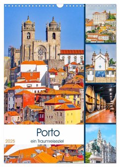 Porto - ein Traumreiseziel (Wandkalender 2025 DIN A3 hoch), CALVENDO Monatskalender - Calvendo;Schwarze, Nina